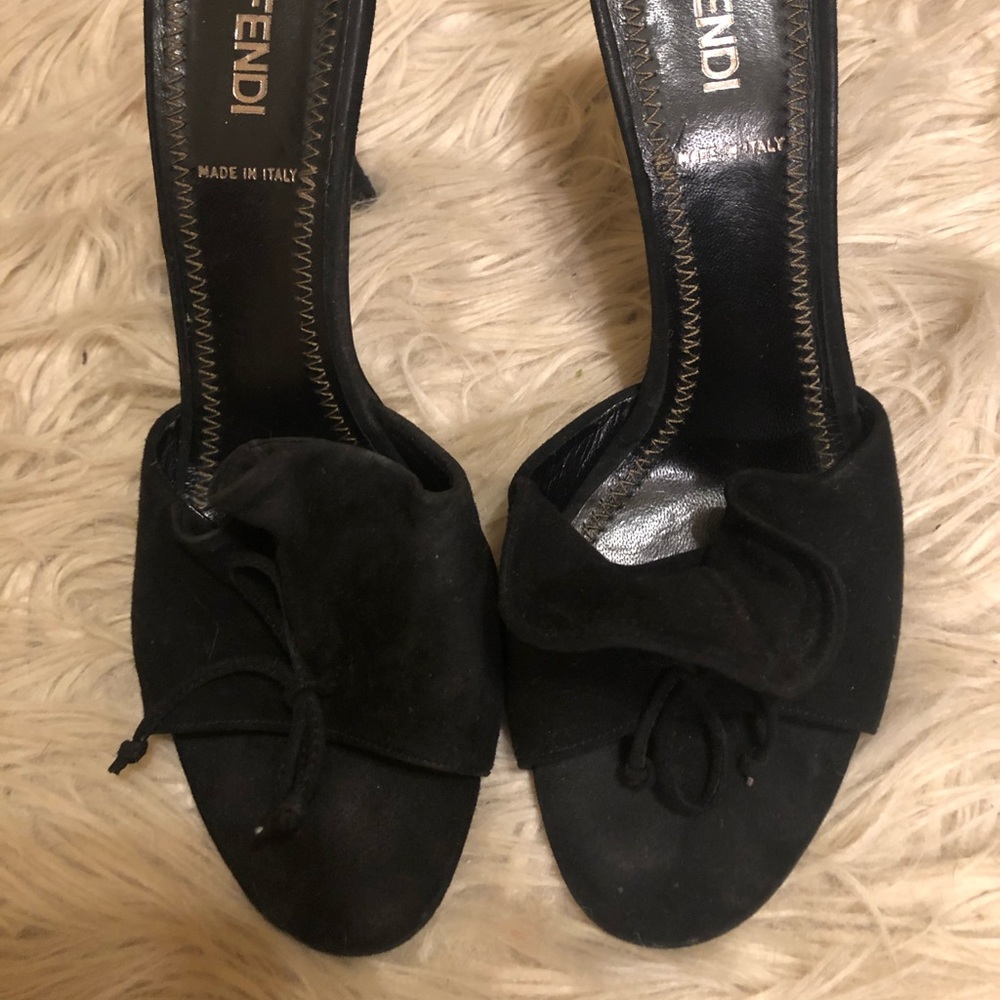 FENDI SLIP ON HEELS